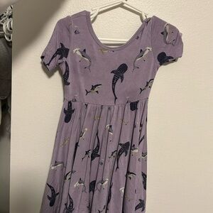 Kyte Baby Purple Twirl Shark Dress Size 2T